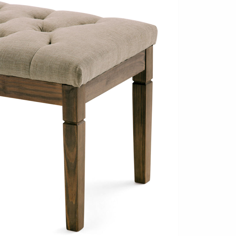 Waverly - Upholstered Tufted Ottoman Bench - R&R Furniture Gallery (Fountain Valley, CA)