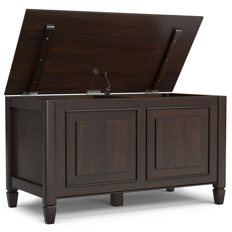 Connaught - Wide Storage Bench Trunk - Chestnut - R&R Furniture Gallery (Fountain Valley, CA)