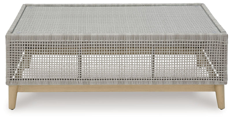 Seton Creek - Rectangular Cocktail Table - Gray - R&R Furniture Gallery (Fountain Valley, CA)
