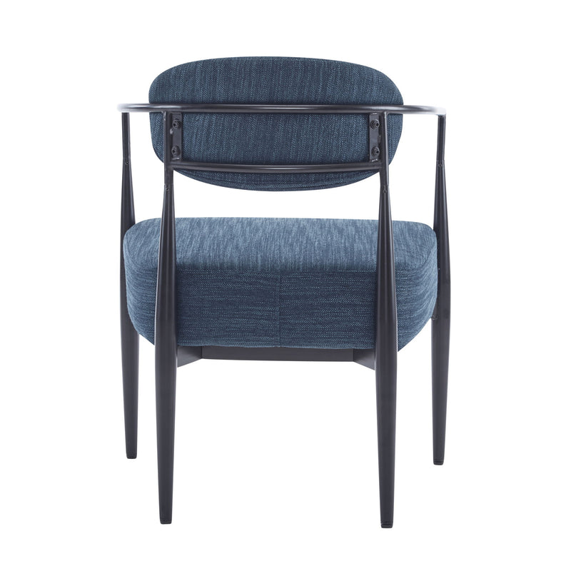 Modern Upholstered Accent Armchair With Pocket Spring Seat - R&R Furniture Gallery (Fountain Valley, CA)
