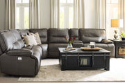 Spartacus - Power Reclining Sectional - R&R Furniture Gallery (Fountain Valley, CA)