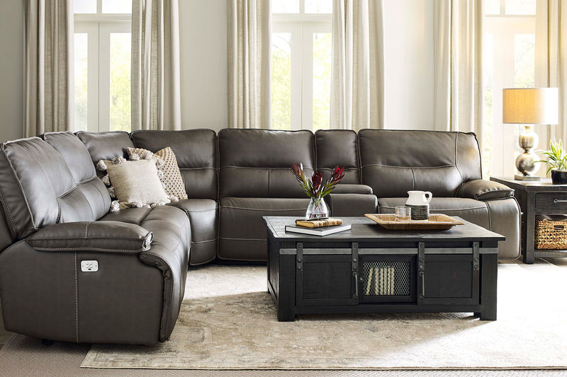 Spartacus - Power Reclining Sectional - R&R Furniture Gallery (Fountain Valley, CA)