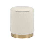 Zoe - Velvet Storage Ottoman - R&R Furniture Gallery (Fountain Valley, CA)