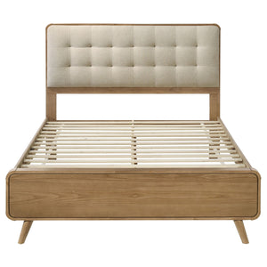 Winston - Platform Bed With Upholstered Headboard