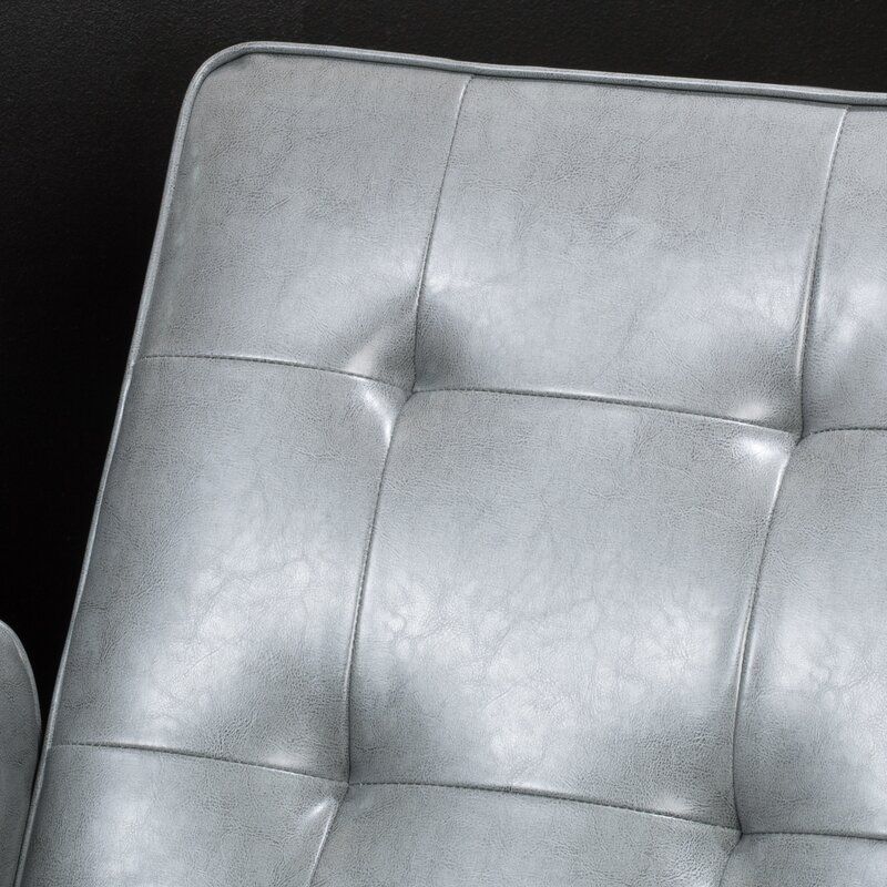 Wide Manual Club Recliner - Dark Gray - R&R Furniture Gallery (Fountain Valley, CA)