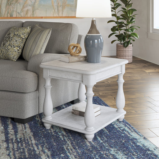 Square End Table - Gray - R&R Furniture Gallery (Fountain Valley, CA)