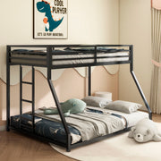 House & Home Furniture Adam bunk bed with sturdy wood frame, featuring two stacked sleeping areas and safety railings.