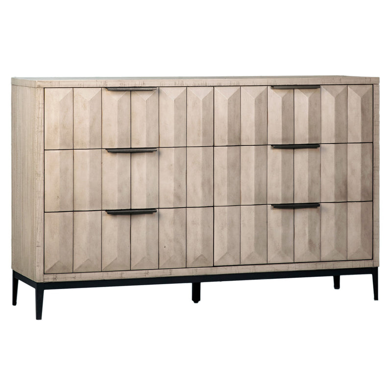 Aldwell - Dresser - Light Gray Wash And Black