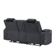Duran - Power Reclining Loveseat With Power Headrest - R&R Furniture Gallery (Fountain Valley, CA)