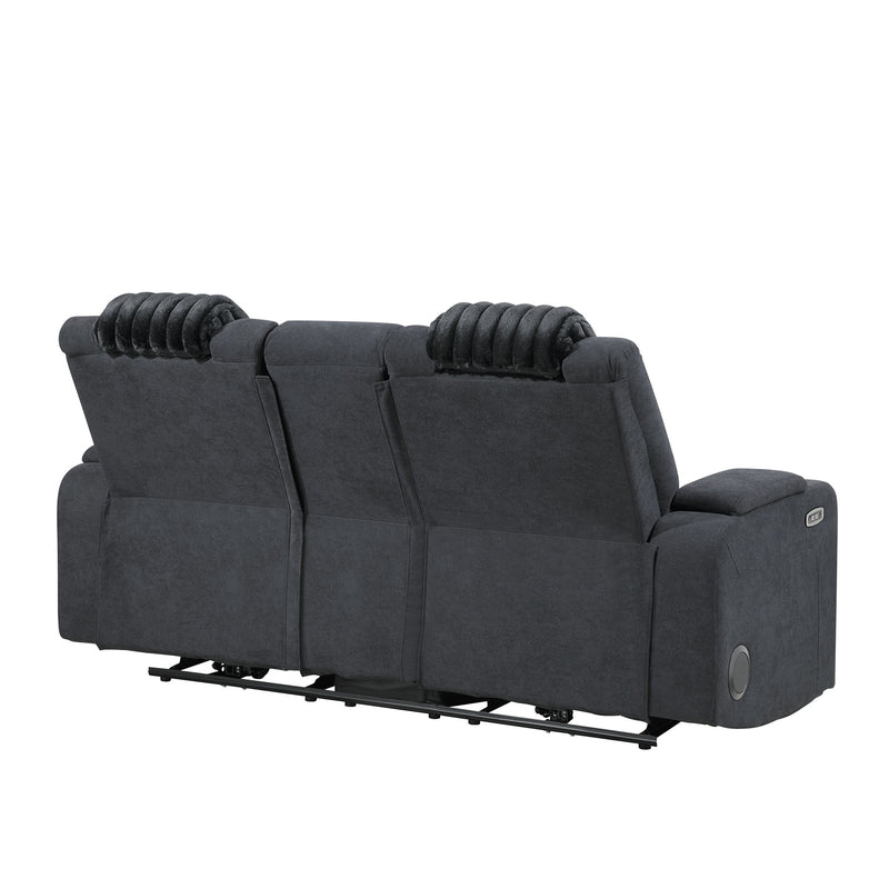 Duran - Power Reclining Loveseat With Power Headrest - R&R Furniture Gallery (Fountain Valley, CA)