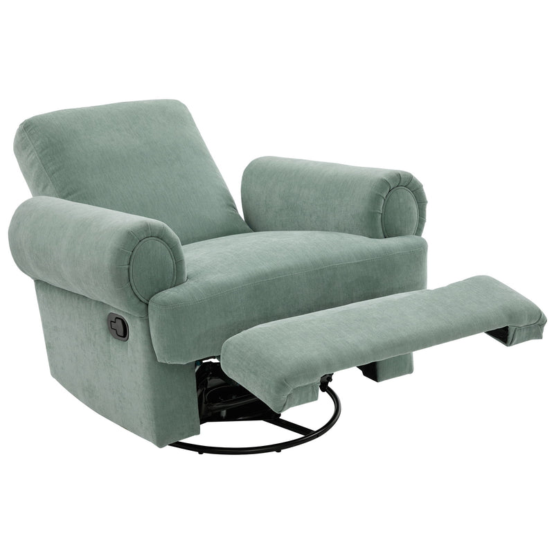 Manual Swivel Recliner Rocker Chair With Adjustable Backrest - R&R Furniture Gallery (Fountain Valley, CA)