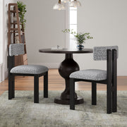 Modern Upholstered Armless Dining Chairs With Metal Legs - R&R Furniture Gallery (Fountain Valley, CA)