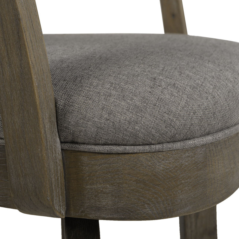 Williams - Swivel Bar Stool With Armrests - R&R Furniture Gallery (Fountain Valley, CA)