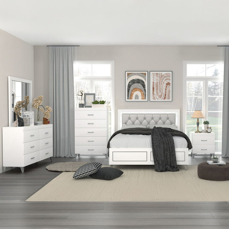 Casilda - Dresser - White - R&R Furniture Gallery (Fountain Valley, CA)