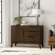 Harper - 3 Drawer Sideboard - Walnut Brown - R&R Furniture Gallery (Fountain Valley, CA)