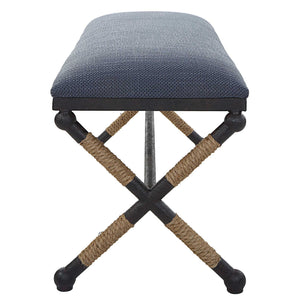 Firth - Rustic Bench - Navy