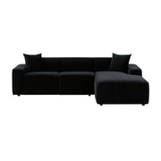Olafur - Velvet Sectional - R&R Furniture Gallery (Fountain Valley, CA)
