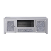 Noralie - TV Stand - Mirrored & Faux Diamonds - R&R Furniture Gallery (Fountain Valley, CA)
