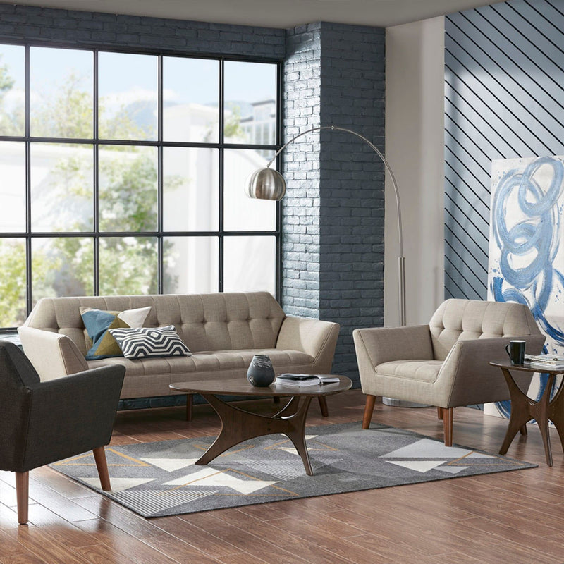 Modern Lounge Chair With Button Tufting - R&R Furniture Gallery (Fountain Valley, CA)
