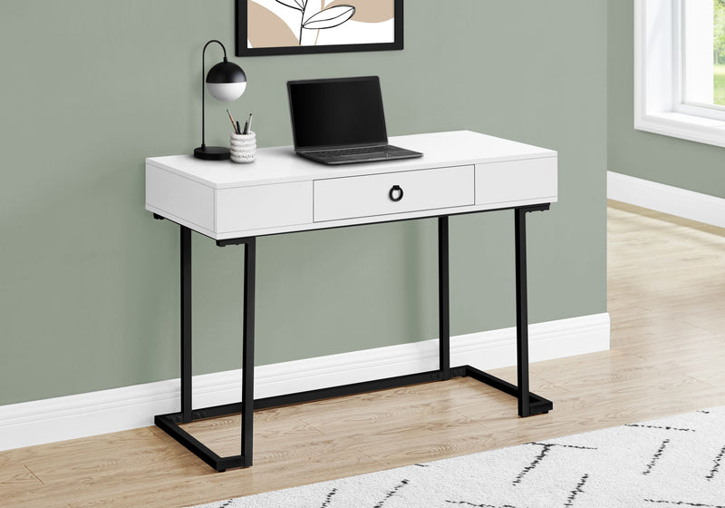 Computer Desk For Home Office, Glossy, Storage Drawer - R&R Furniture Gallery (Fountain Valley, CA)