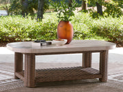 Dolan Creek - Rectangular Cocktail Table - Beige / Brown - R&R Furniture Gallery (Fountain Valley, CA)