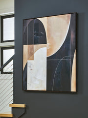 Ewanford - Wall Art - Black / Brown / Tan - R&R Furniture Gallery (Fountain Valley, CA)