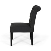Broxton - Tuft Dining Rolltop Chairs With Button Tufted Backrest (Set of 2) - R&R Furniture Gallery (Fountain Valley, CA)