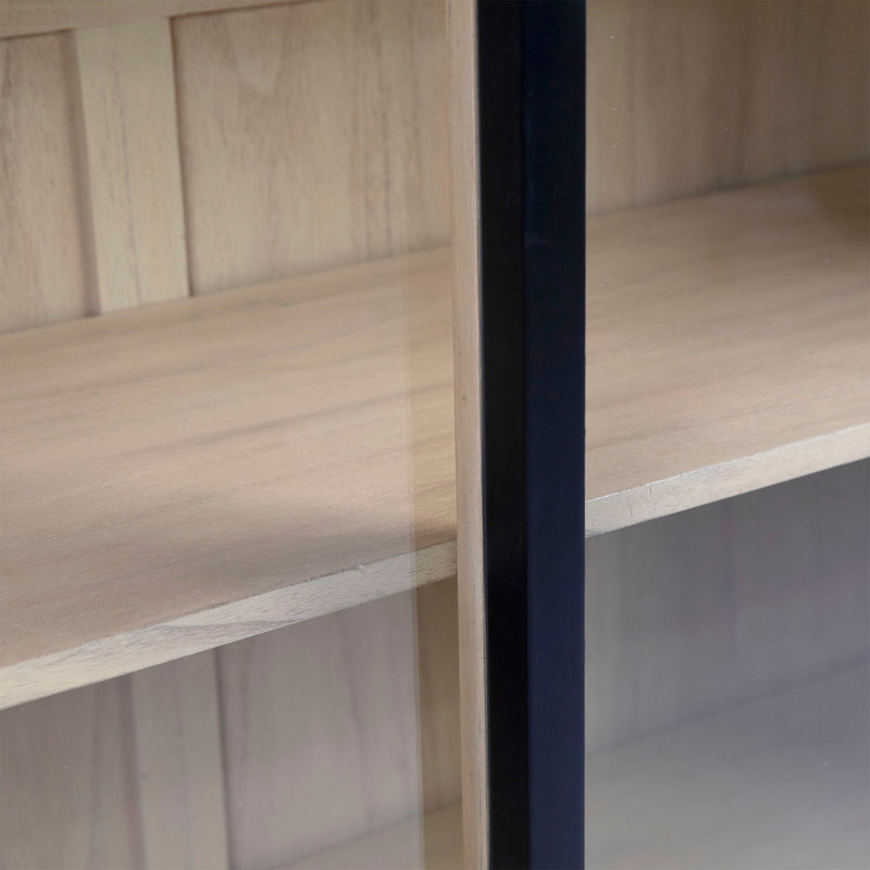 Sanna - Cabinet - Natural And Black