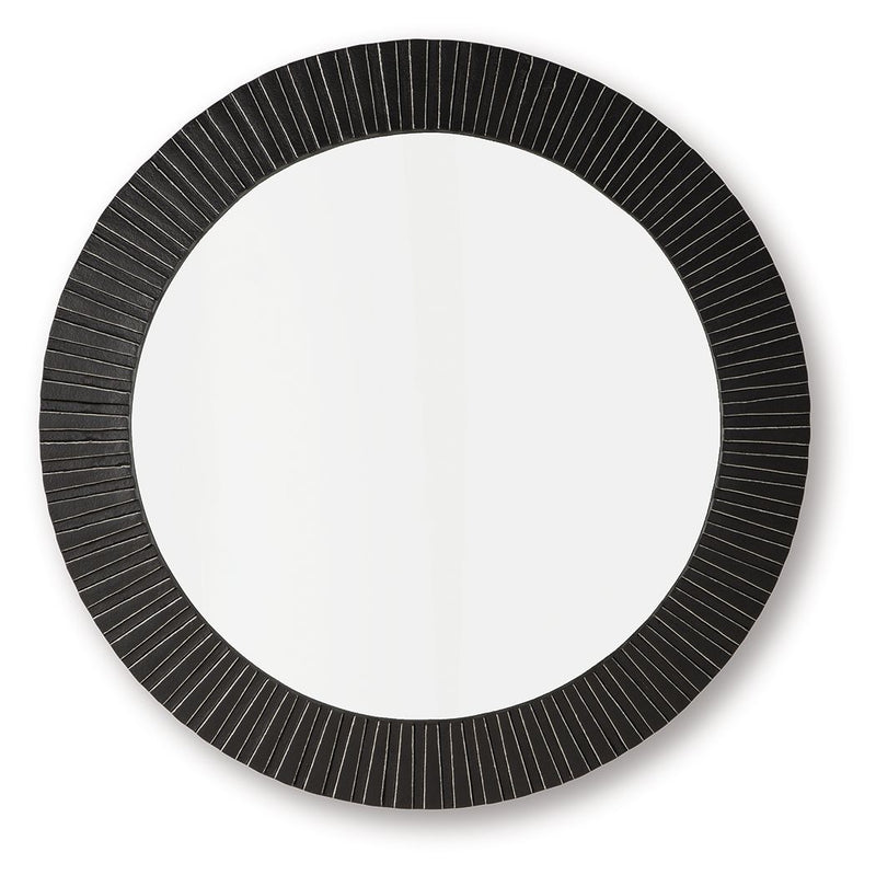 Ozias - Accent Mirror - Black - R&R Furniture Gallery (Fountain Valley, CA)