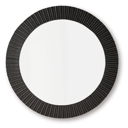 Ozias - Accent Mirror - Black - R&R Furniture Gallery (Fountain Valley, CA)