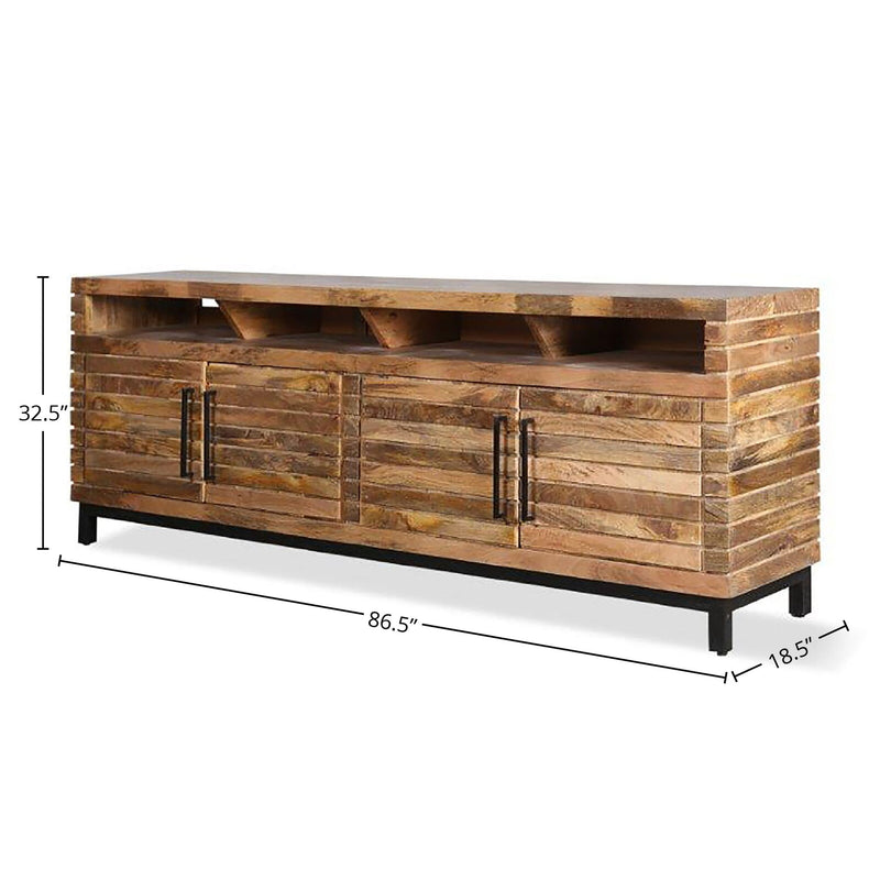 Crossings - Downtown Console - Amber - R&R Furniture Gallery (Fountain Valley, CA)