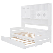 Daybed With All-In-One Cabinet And Shelf - R&R Furniture Gallery (Fountain Valley, CA)