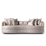 Carmela - Mansion Sofa - Almond / Gold - R&R Furniture Gallery (Fountain Valley, CA)