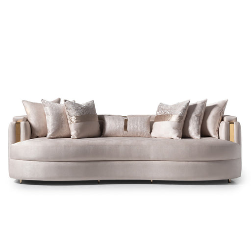 Carmela - Mansion Sofa - Almond / Gold - R&R Furniture Gallery (Fountain Valley, CA)