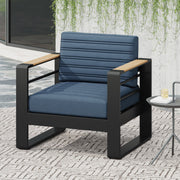 Giovanna - Club Chair Set With Aluminum Frame - R&R Furniture Gallery (Fountain Valley, CA)