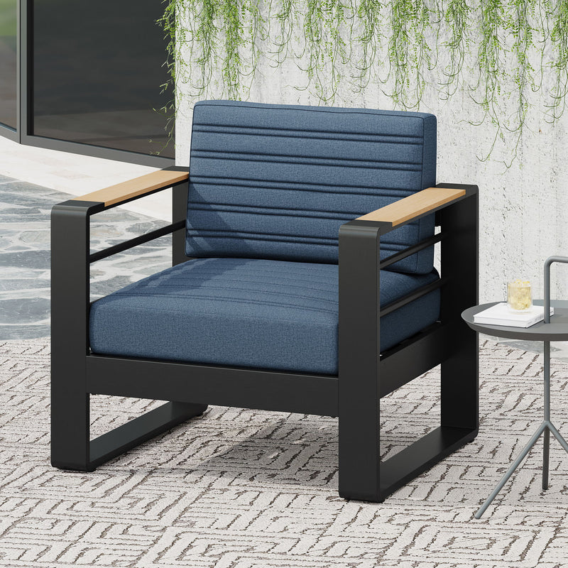 Giovanna - Club Chair Set With Aluminum Frame - R&R Furniture Gallery (Fountain Valley, CA)