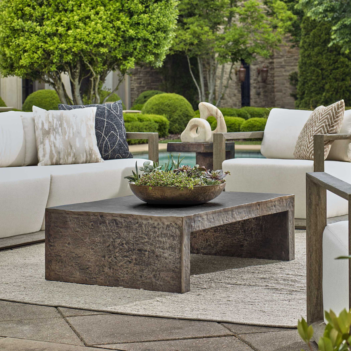Obra - Outdoor Coffee Table - Bronze