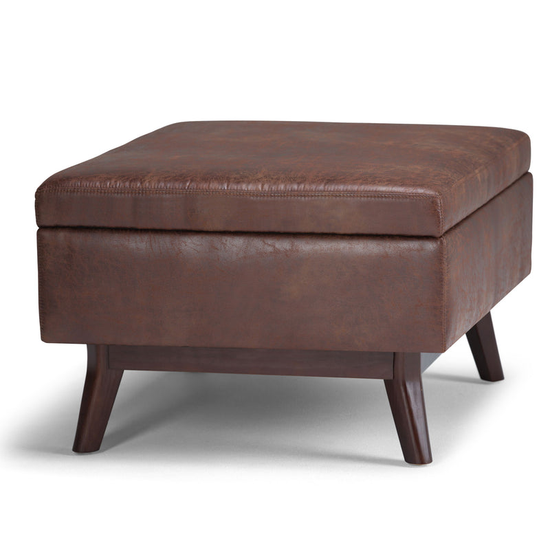 Owen - Upholstered Rectangular Storage Ottoman - R&R Furniture Gallery (Fountain Valley, CA)