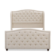 Marcella - Upholstered Shelter Headboard Bed Set - R&R Furniture Gallery (Fountain Valley, CA)