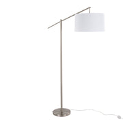Lumi Source Casper contemporary floor lamp with sleek modern design and adjustable arm in a stylish living room setting.