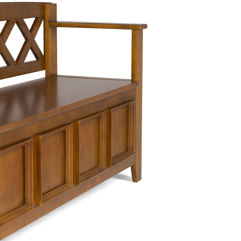 Amherst - Handcrafted Entryway Storage Bench - R&R Furniture Gallery (Fountain Valley, CA)