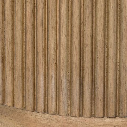 Camdill - Round End Table - Light Brown / White - R&R Furniture Gallery (Fountain Valley, CA)
