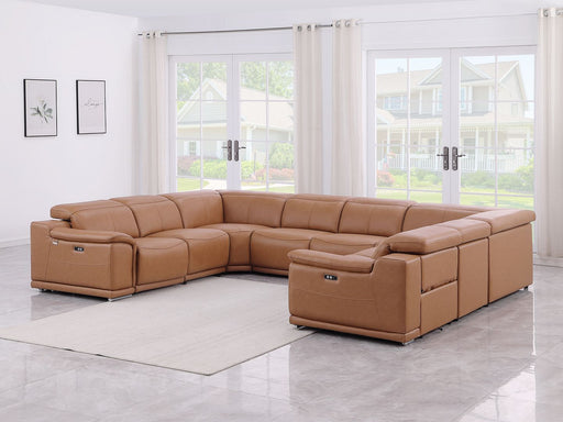 9762 - 8-Piece U-Shaped Sectional Sofa With 4 Power Recliners - R&R Furniture Gallery (Fountain Valley, CA)