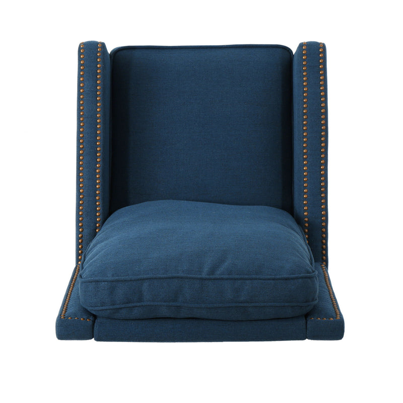 Contemporary Wide Manual Standard Recliner - R&R Furniture Gallery (Fountain Valley, CA)