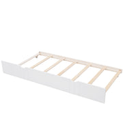 Modern DreamHaus multifunctional daybed with built-in storage drawers and a sleek design, perfect for contemporary bedrooms.