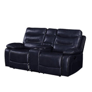 Aashi - Loveseat w/Console (Motion) - R&R Furniture Gallery (Fountain Valley, CA)