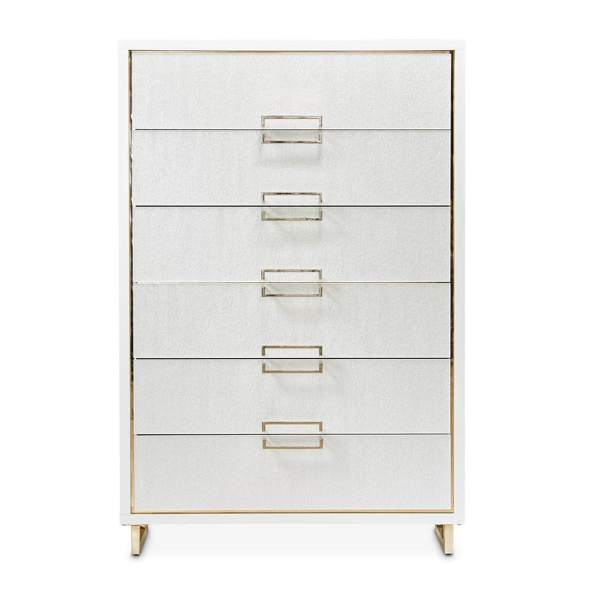 Palm Gate - 6-Drawer Chest - Cloud White - R&R Furniture Gallery (Fountain Valley, CA)