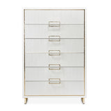 Palm Gate - 6-Drawer Chest - Cloud White - R&R Furniture Gallery (Fountain Valley, CA)
