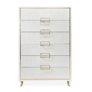 Palm Gate - 6-Drawer Chest - Cloud White - R&R Furniture Gallery (Fountain Valley, CA)