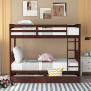 Bunk Bed With Ladders And 2 Storage Drawers - R&R Furniture Gallery (Fountain Valley, CA)